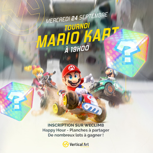 🚀 Tournoi Mario Kart chez Vertical’Art Rungis