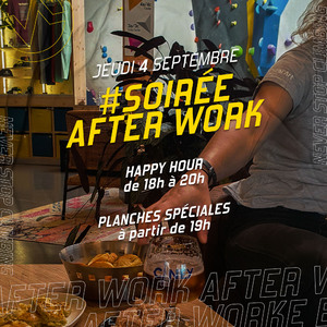 🥂 Soirée After Work – Jeudi 4 septembre 🍻