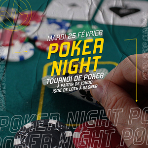 🃏 POKER NIGHT A VERTICAL'ART BREST 🎲