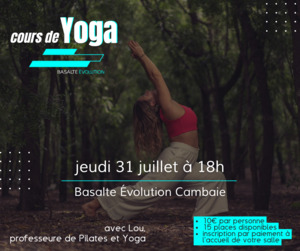Cours de Yoga avec Lou 🌼