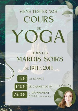 Cours de Yoga offert ! 🧘