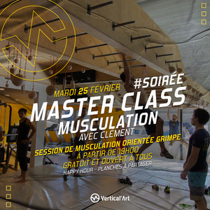 📢 Boostez votre escalade avec notre Masterclass Musculation spéciale grimpe ! 🧗‍♂️💪